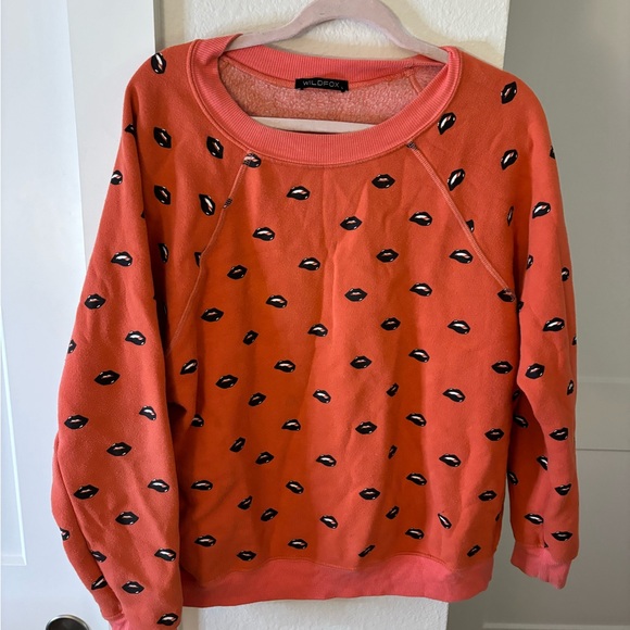 Wildfox Lips Sweatshirt - Picture 2 of 7